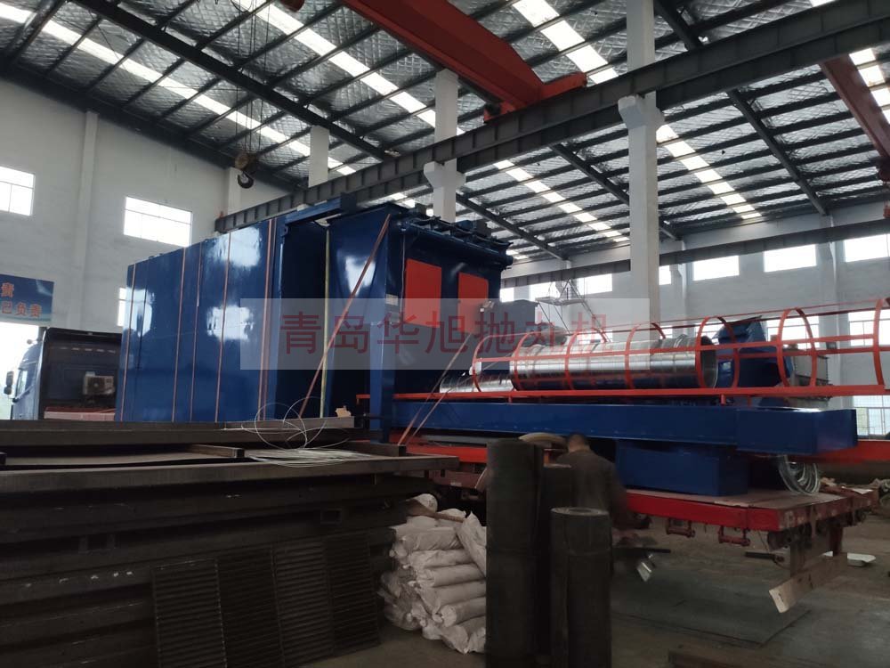 Q3720雙吊鉤式拋丸機(jī)發(fā)貨現(xiàn)場